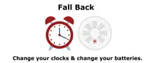 Fall back, change the clocks and the batteries 